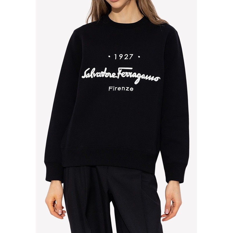1927 Logo-Embroidered Sweatshirt Black wrtwstd_XS