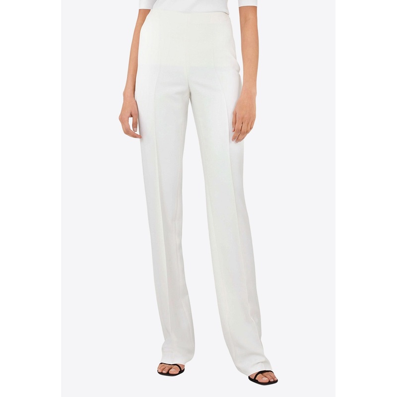 Classic Wool Straight-Leg Pants Off-white wrtwit_IT 40