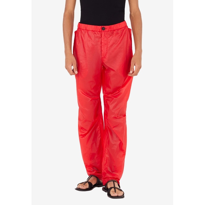 Drawstring Straight-Leg Pants Red mrtwit_IT 48