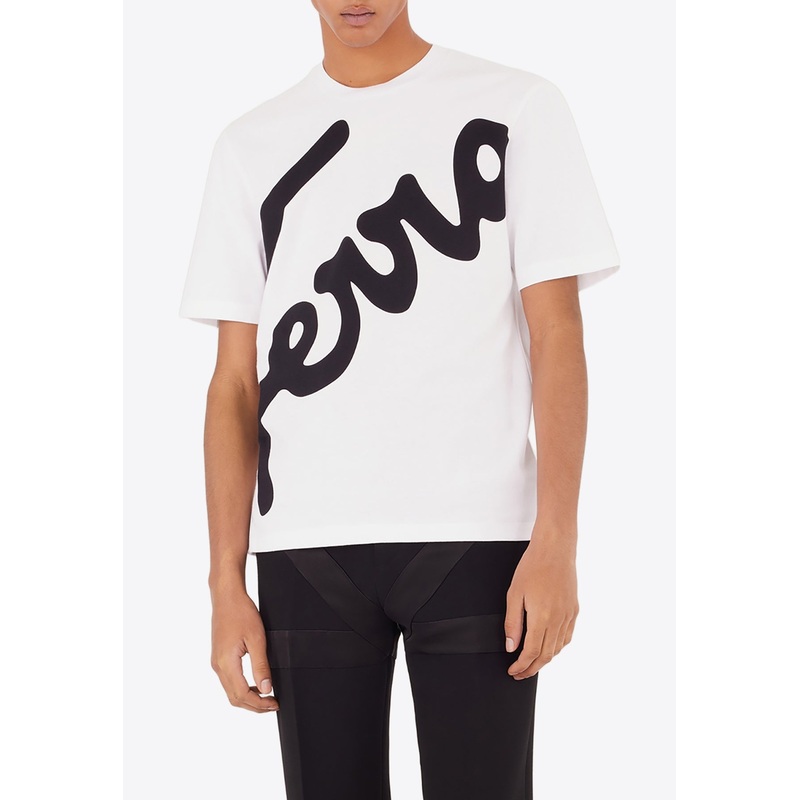 Logo-Print Short-Sleeved T-shirt White mrtwstd_XS