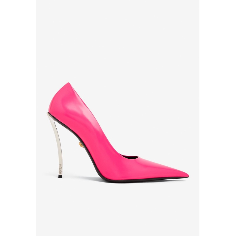 110 Pointed Leather Pumps Pink wshoeseu_EU 36