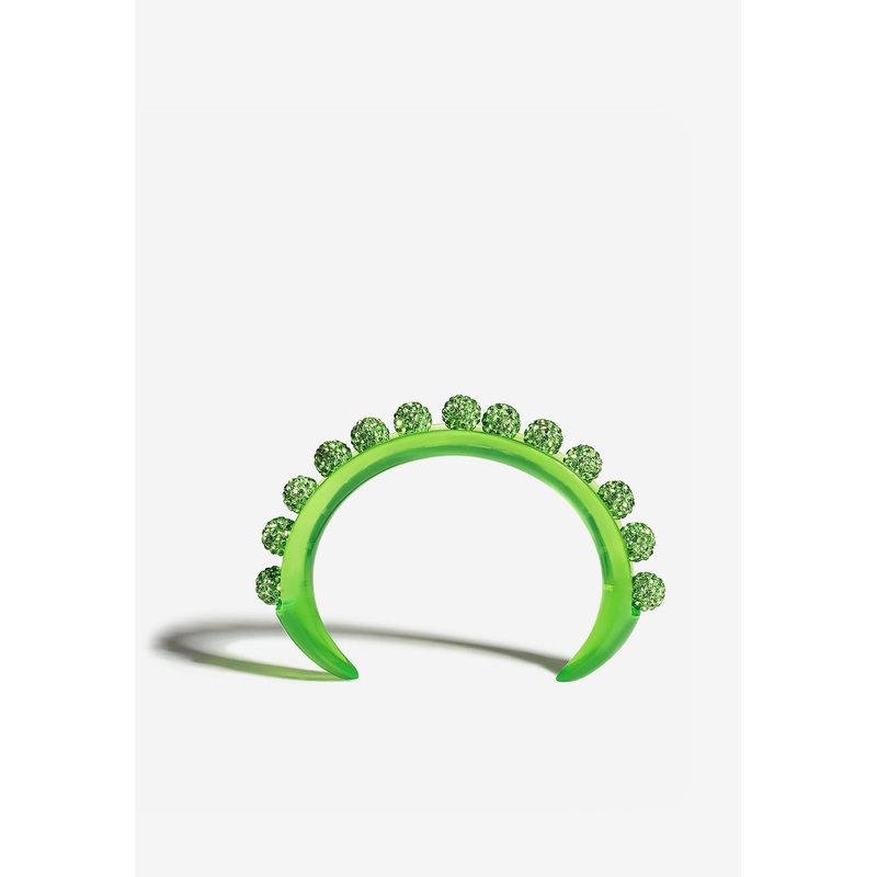 Disco Darling Crystal Embellished Bracelet Green M