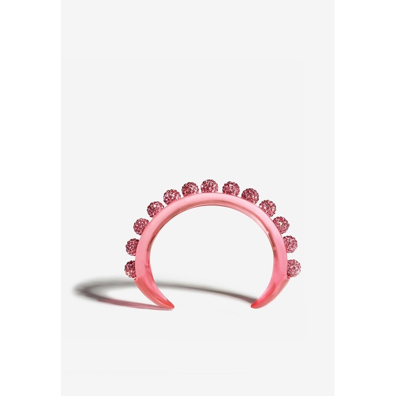 Disco Darling Crystal Embellished Bracelet Pink M