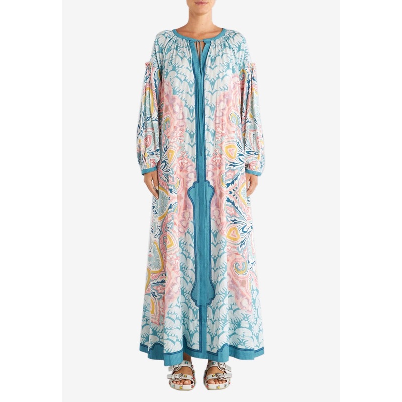 Lucky Clover Floral Kaftan Multicolor wrtwit_IT 38