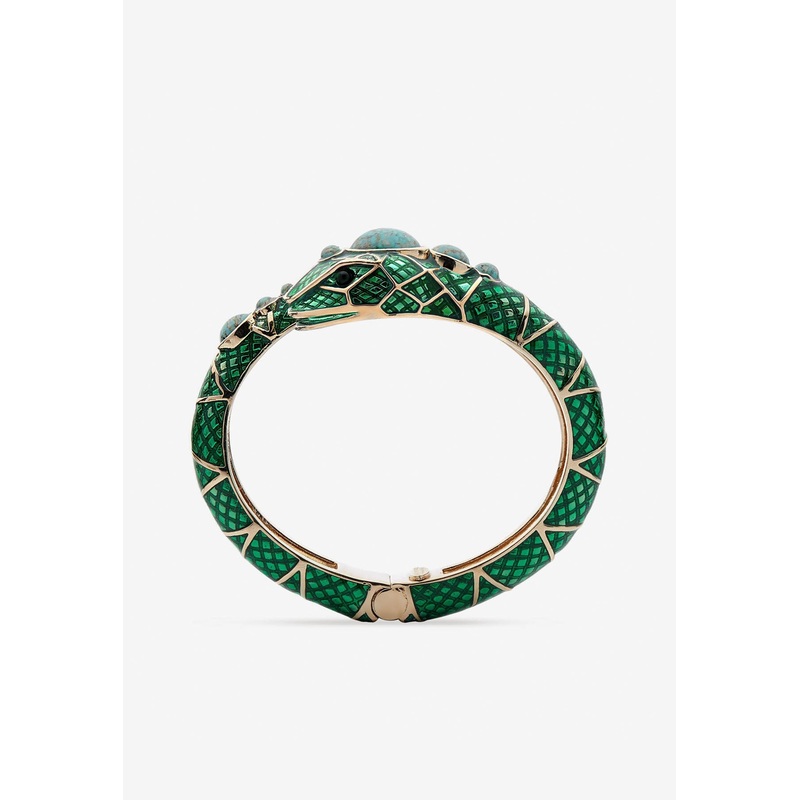 Serpente Bangle Bracelet Green M