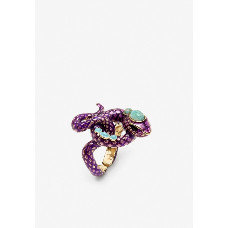 Serpente Crystal Ring Purple 11