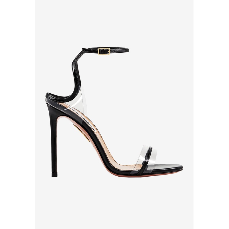 Sting 105 Sandals in Patent Leather and PVC Black wshoeseu_EU 36