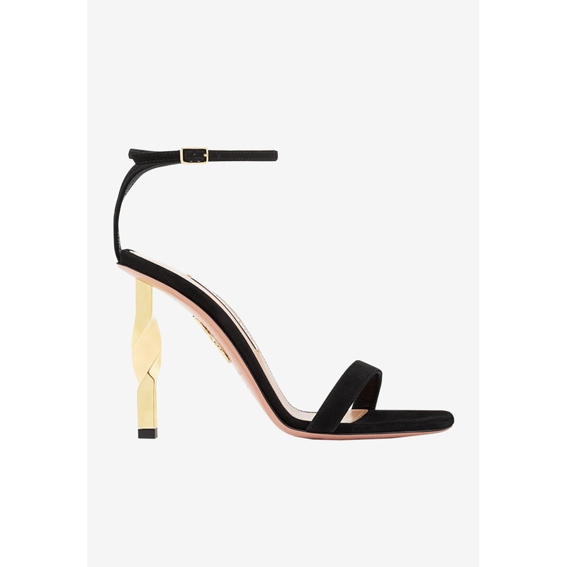 Twist 105 Suede Sandals Black wshoeseu_EU 35
