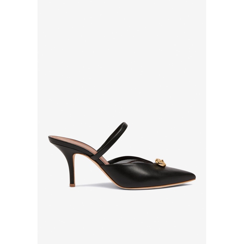X L’Atelier Nawbar Vanya 70 Mules in Mesh and Nappa Leather Black wshoeseu_EU 36