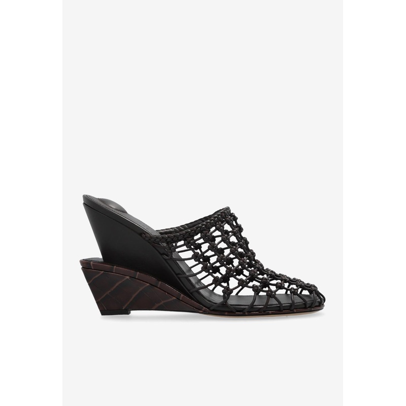 100 Braided double Mules Brown wshoeseu_EU 36