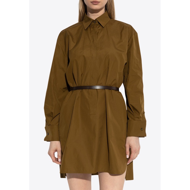 Alcade Mini Shirt Dress Green wrtwit_IT 36