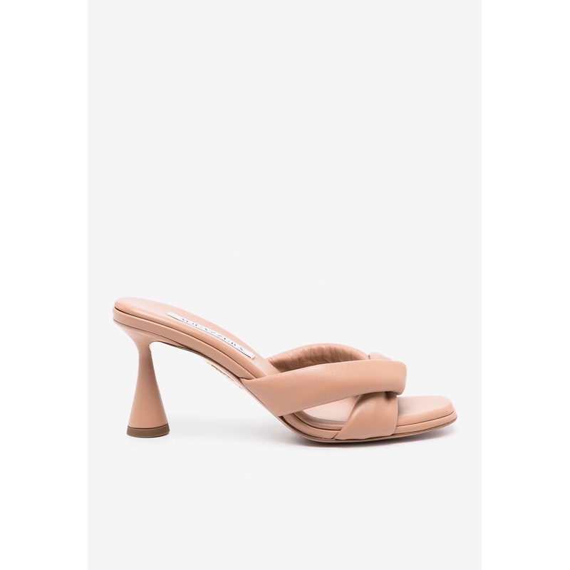 Amore 75 Mules in Nappa Leather Pink wshoeseu_EU 36