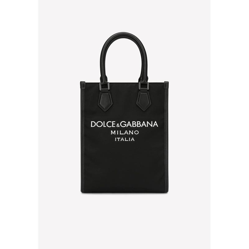 Mini Messenger Bag with Rubberized Logo Black Onesize