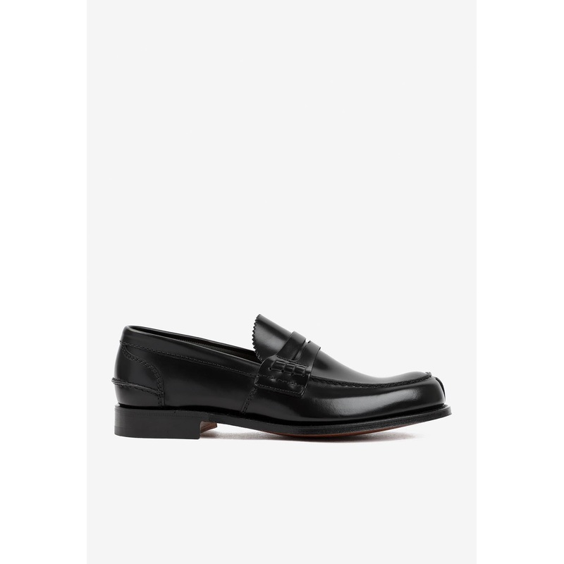 Pembrey Leather Loafers Black mshoesuk_UK 7