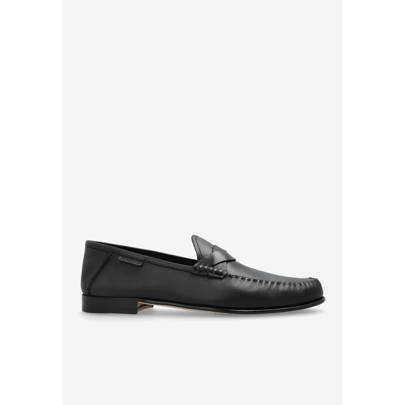 Ripley Paneled Leather Loafers Black mshoesus_US 7