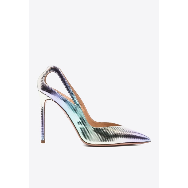 Sheeva 105 Pumps in Metallic Leather Metallic wshoeseu_EU 36