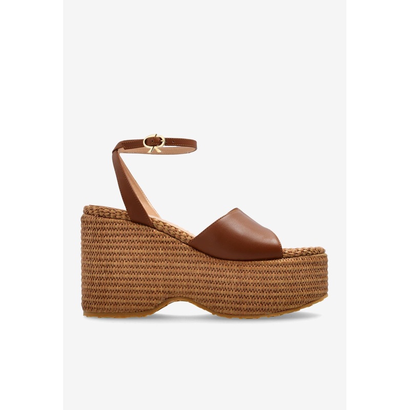 Thalia 105 Wedge Sandals Brown wshoeseu_EU 36