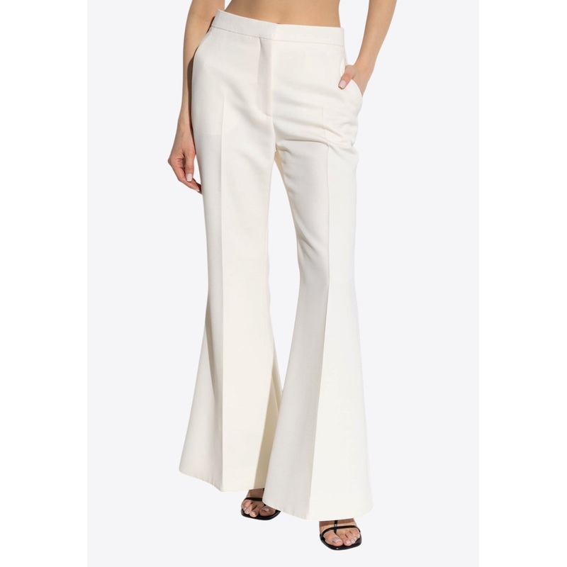 Wool Tailored Pants Cream wrtwfr_FR 36