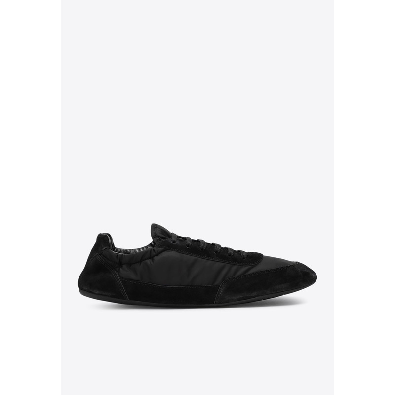 Collapse Re-Nylon and Suede Sneakers Black mshoesuk_UK 7