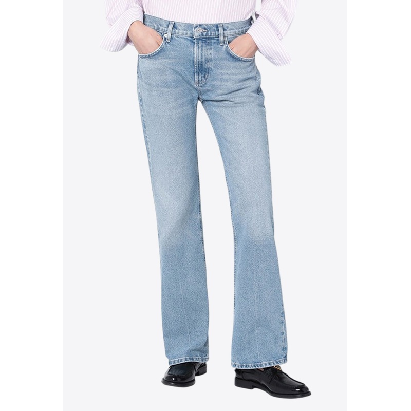 Genova Low-Rise Bootcut Jeans Blue wrtwbottoms_24