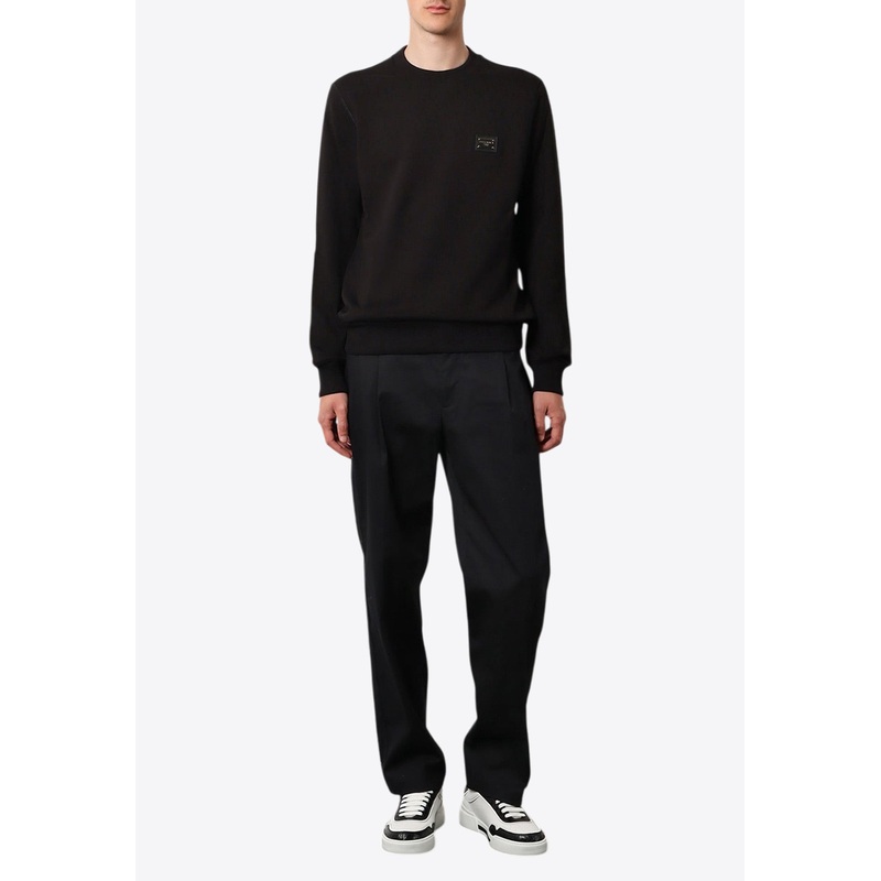 Logo Plaque Sweater Black mrtwit_IT 46