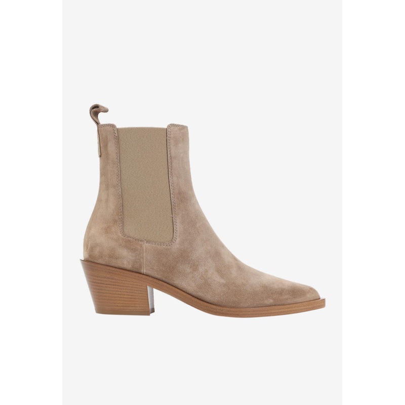 Wylie 45 Ankle Suede Boots Beige wshoeseu_EU 36