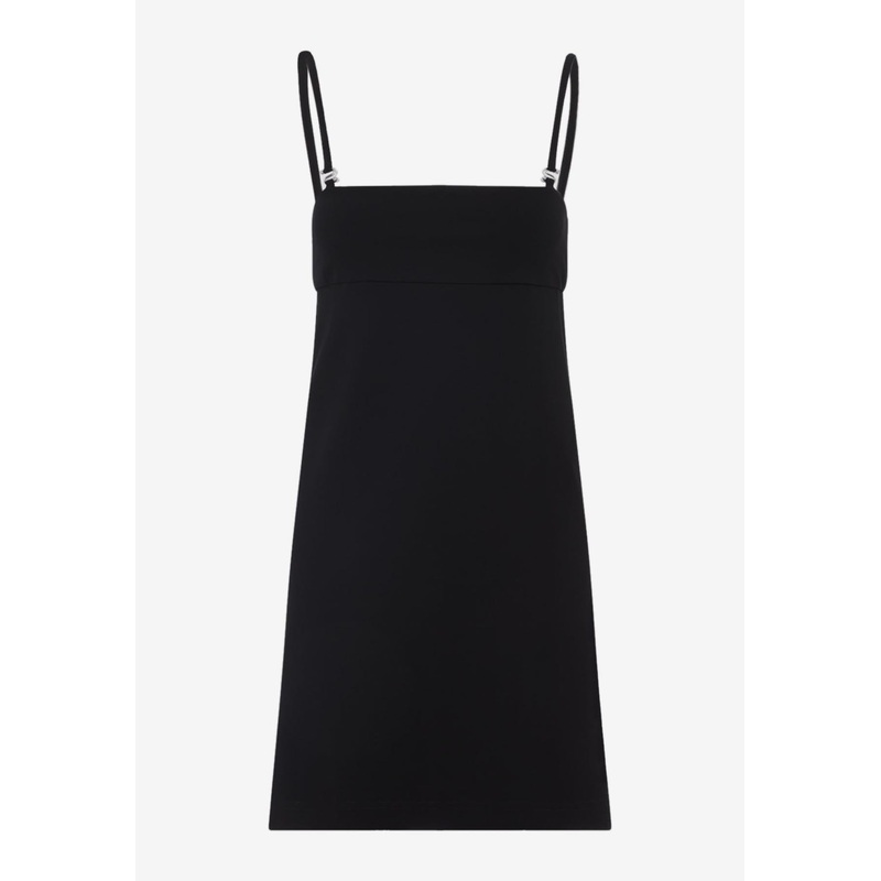 Bambina Mini Crepe Dress Black wrtwstd_XS