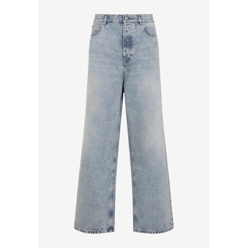 Classic Logo Patch Baggy Jeans Blue mrtwstd_S