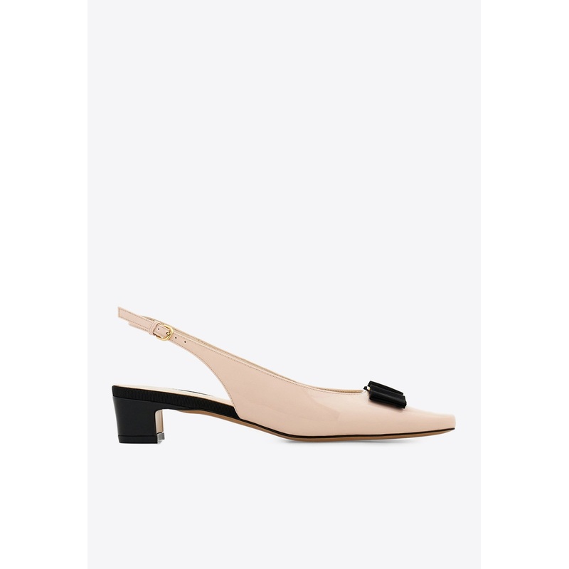 Rivada 30 Slingback Leather Pumps Beige wshoesus_US 6