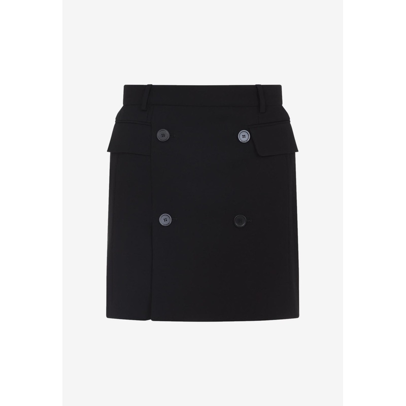 Tailored Mini Skirt Black wrtwfr_FR 34