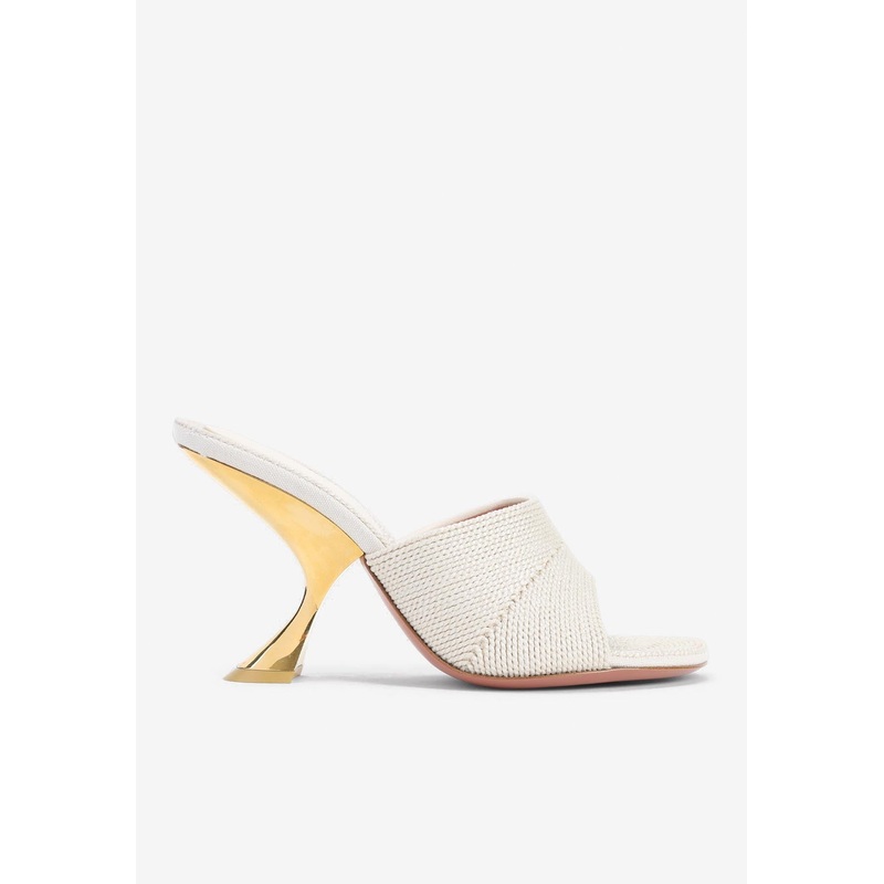 Taylor 90 Woven Raffia Mules Ivory wshoeseu_EU 36