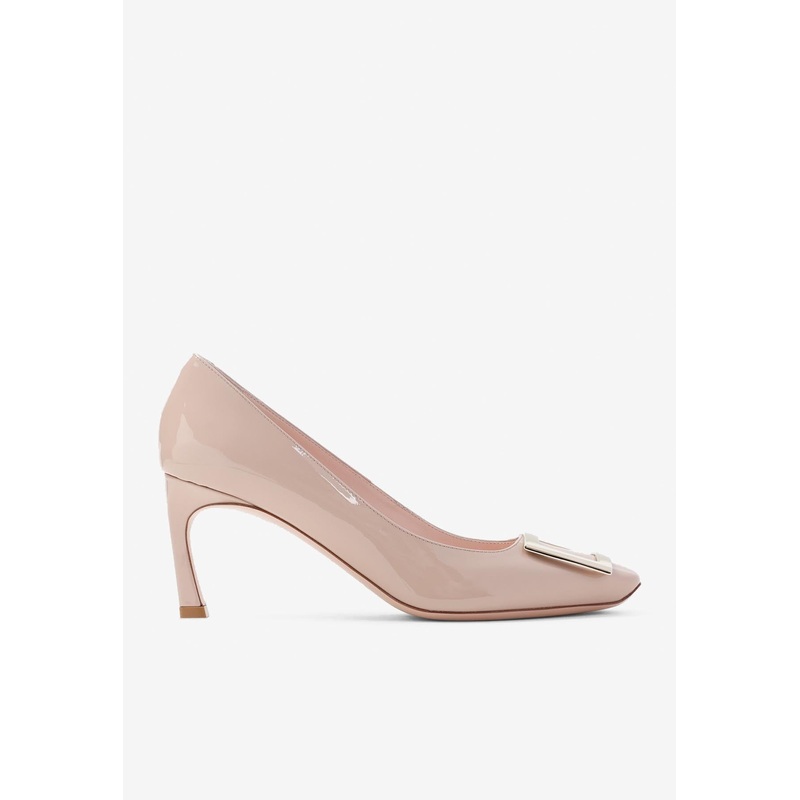 Trompette 70 Pumps in Patent Leather Pink wshoeseu_EU 36