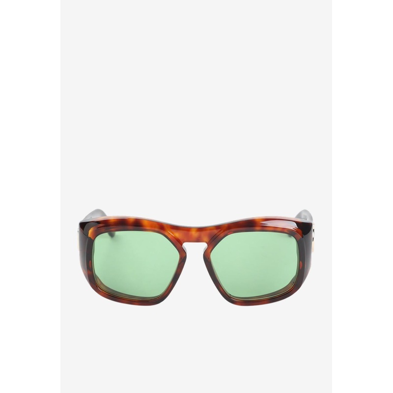 VLogo Rectangular Sunglasses Green Onesize