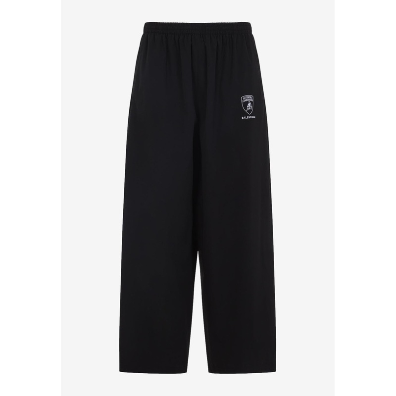 X Automobili Lamborghini Baggy Pants Black mrtwit_IT 48
