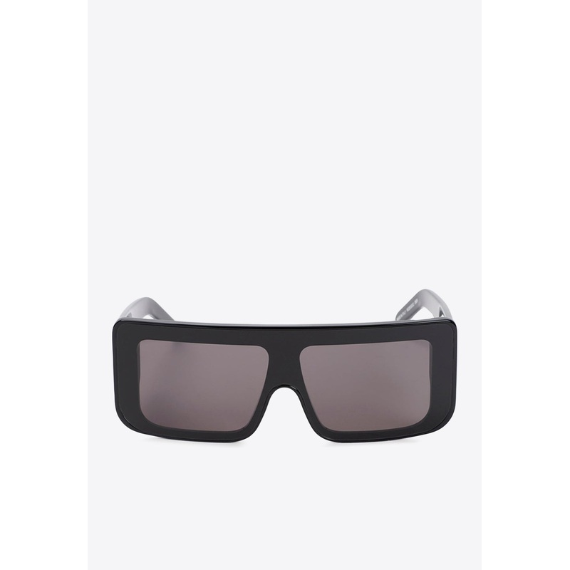 Documenta Rectangular Sunglasses Gray Onesize