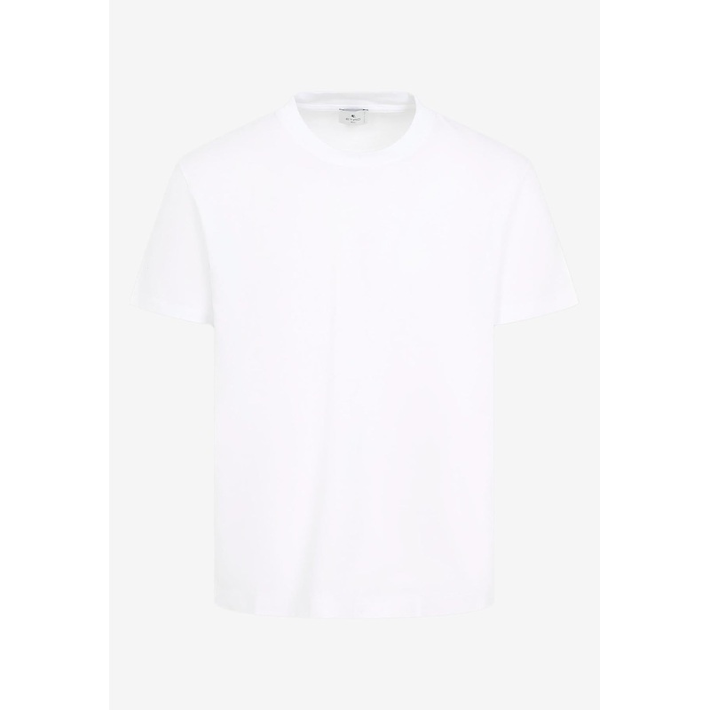 Pegaso-Embroidered Crewneck T-shirt White mrtwstd_S