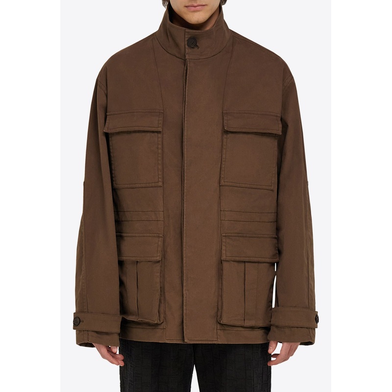 Saharan Oversized Field Jacket Brown mrtwit_IT 46