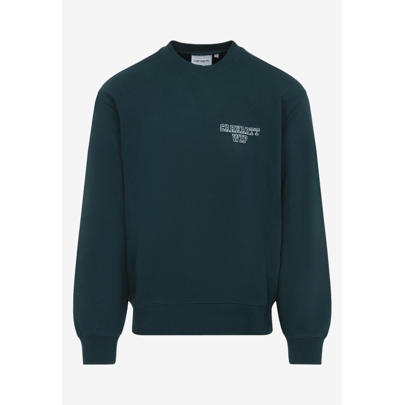 Alumni Logo Embroidered Crewneck Sweatshirt Green mrtwstd_S