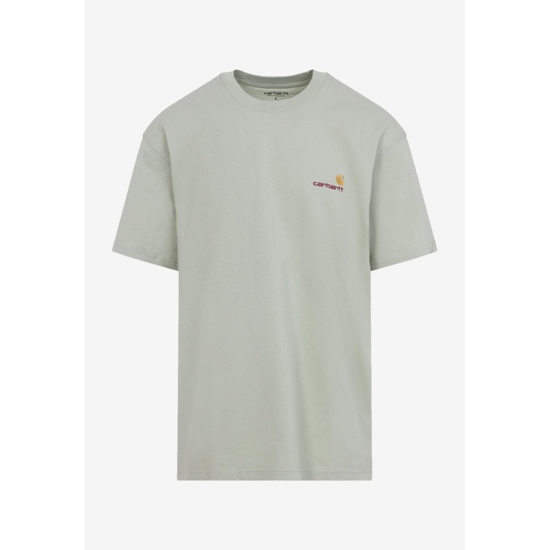 American Script Short-Sleeved T-shirt Green mrtwstd_S