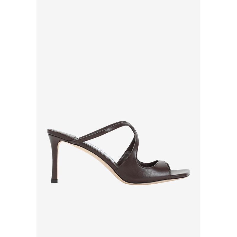 Anise 75 Leather Sandals Brown wshoeseu_EU 36