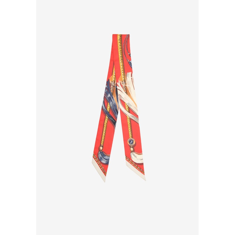 Cavalcades Silk Twilly Rouge Vif Onesize