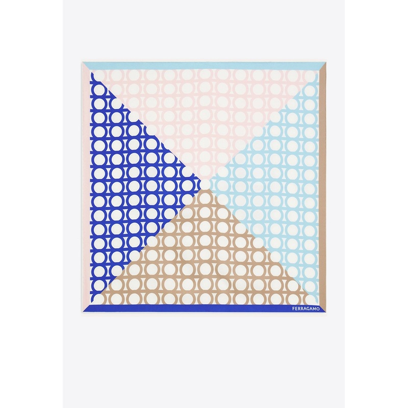 Dgrad Gancini Silk Scarf Multicolor Onesize