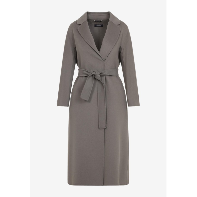 Esturia Belted Wool Coat Gray wrtwit_IT 36