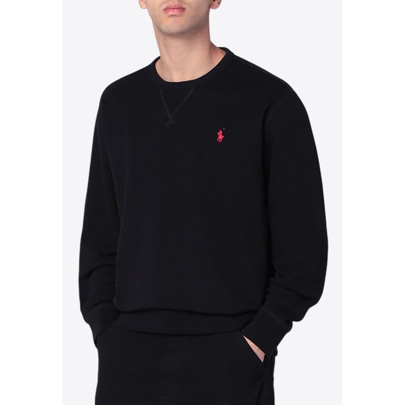 Logo Embroidered Sweatshirt Blue mrtwstd_S