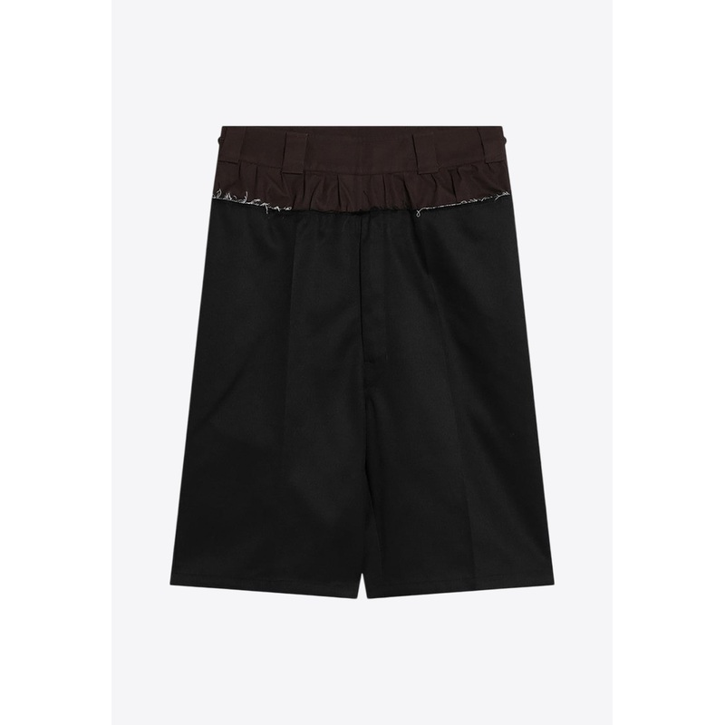 Paneled Bermuda Shorts Black wrtwit_IT 42
