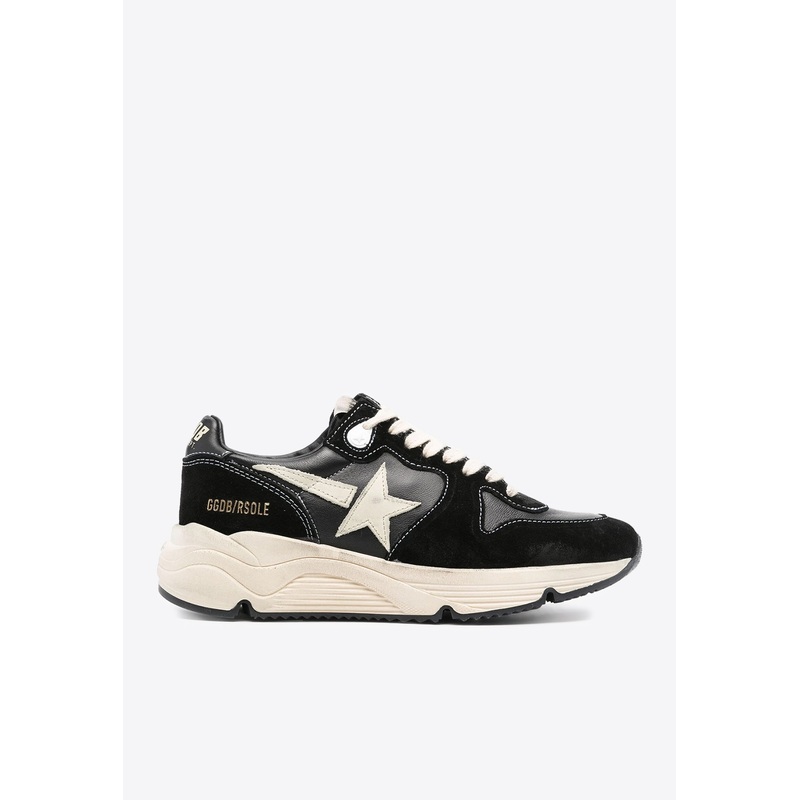 Running Sole Paneled Sneakers Black wshoeseu_EU 36