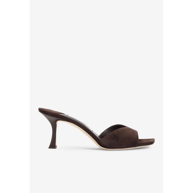 Skye 70 Suede Mules Brown wshoeseu_EU 36