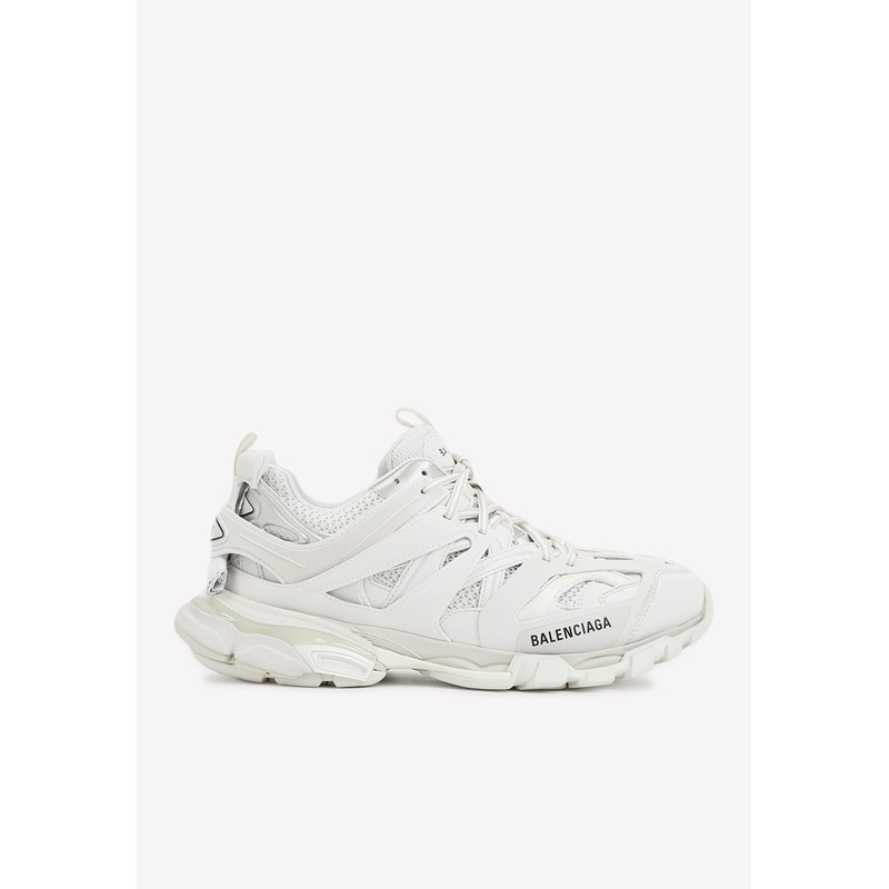 Track Nylon and Mesh Sneakers White mshoeseu_EU 41