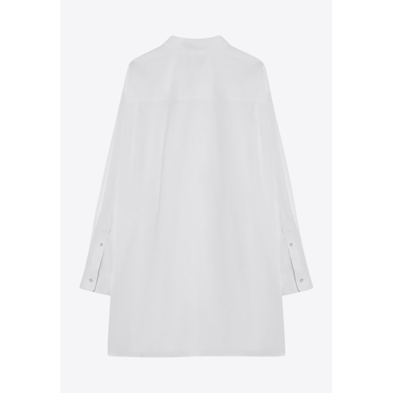 Victoria Oversized Poplin Shirt White wrtwus_US 2