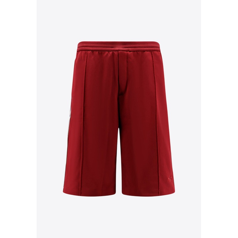 X Wales Bonner Elastic-Waist Bermuda Shorts Red mrtwstd_3XS